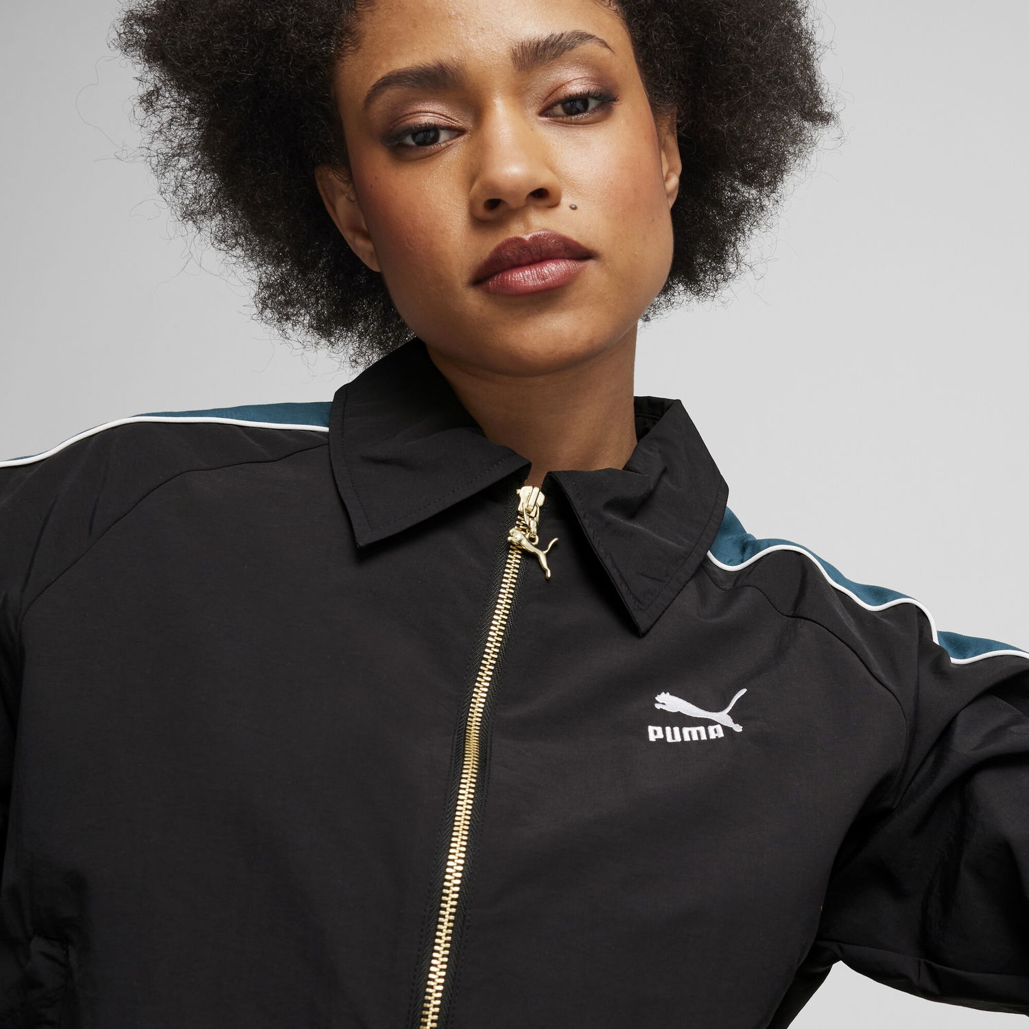 Træningsdragt Puma Women's PLAY LOUD T7 Track Jacket Sort | 626806_01, 1