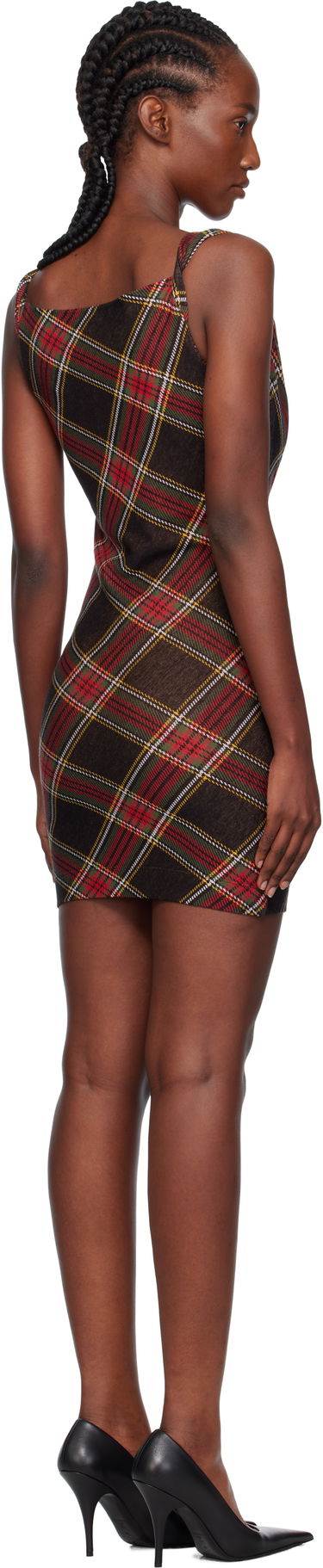 Kjole Vivienne Westwood Vivienne Westwood Anna Plaid Pencil Minidress Flerfarvet | 1601004T-J009T-, 2
