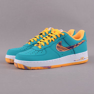 Sneakers og sko Nike Air Force 1 Low ''Marbled Swoosh'' Turkis | 488298 313, 1