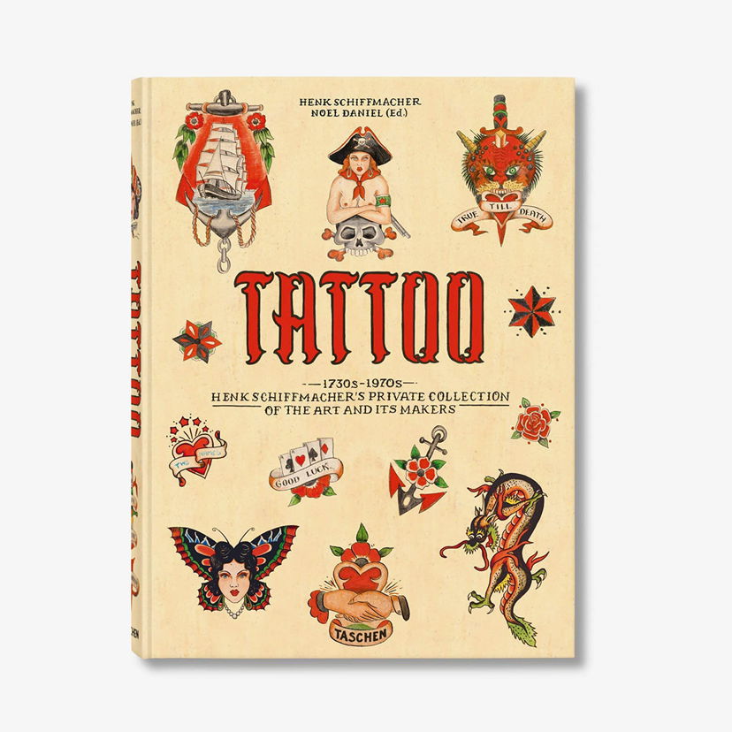 Bog og blad TASCHEN Henk Schiffmacher's Private Collection of Tattoo Art: 1730s-1970s Book Flerfarvet | TA593595