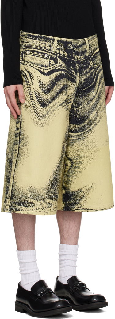 Shorts Camper CAMPERLAB Distorted Denim Shorts Gul | AU00007-005, 1