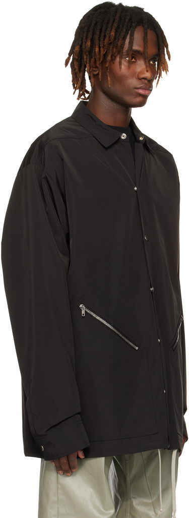 Vindjakke Rick Owens Rick Owens Hollywood Membrane Tour Jacket Sort | RU01E5779 MB, 1