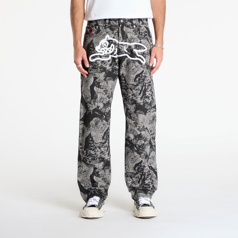 Jeans BILLIONAIRE BOYS CLUB Icecream Cone Stamp Denim Pants Sort | IC25450 Grey