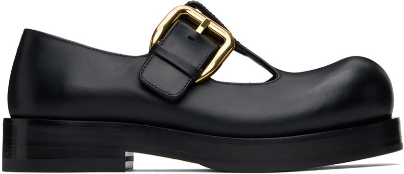 Tøj Bottega Veneta Bottega Veneta Helium Mary-Jane Loafers Sort | 788920 V00H0