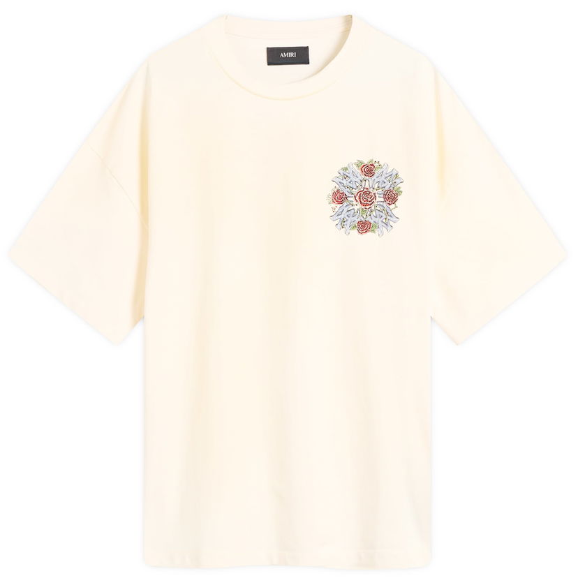 T-shirt AMIRI Men's Out For Trouble T-Shirt, Size Large Beige | AMJYTE1263-IV