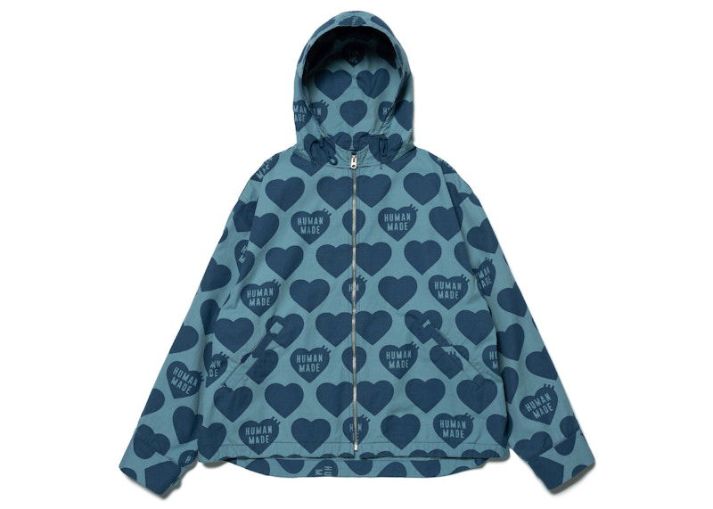 Parka Human Made Heart Zip-Up Parka Blå | HM25JK025