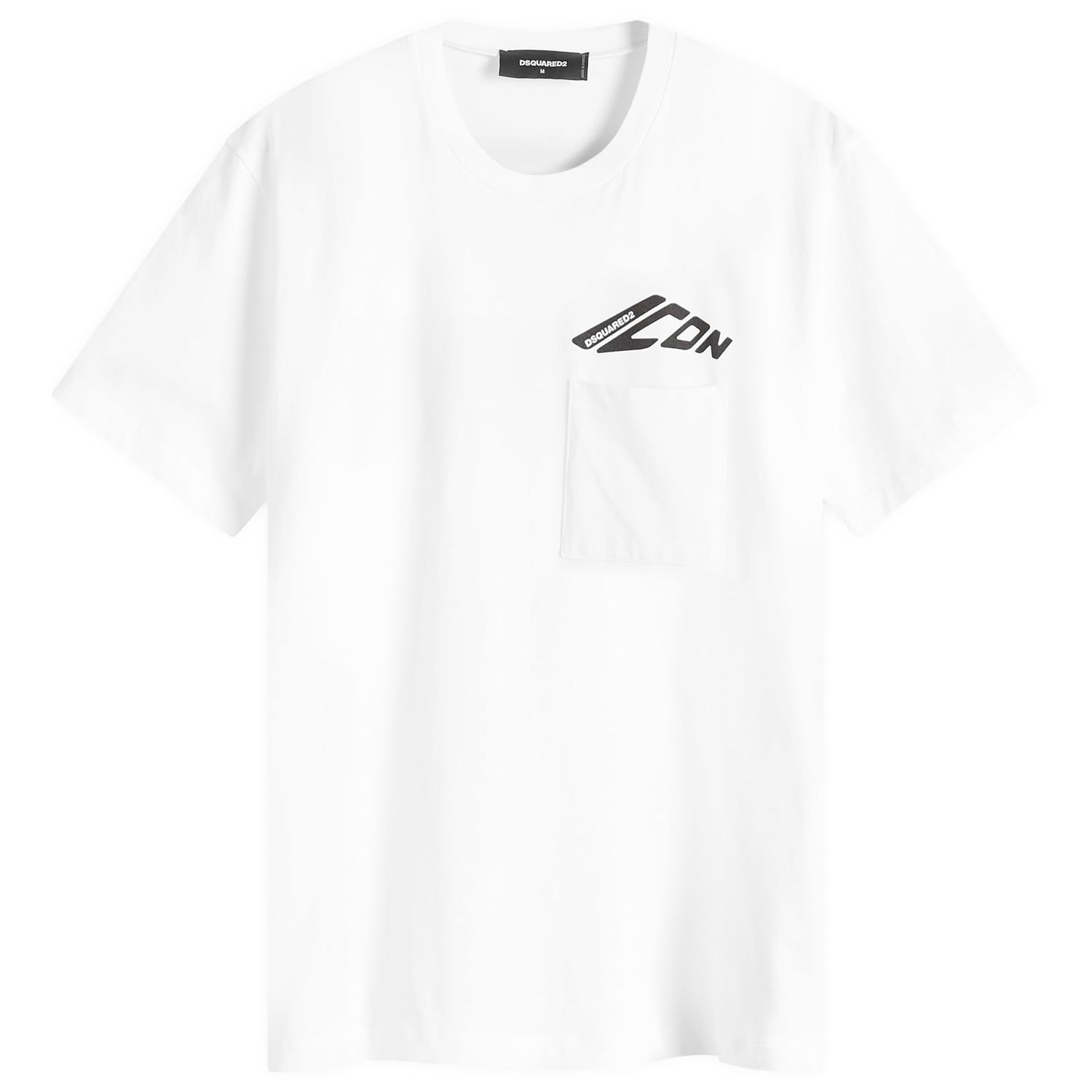 T-shirt DSQUARED2 New ICON Pocket T-Shirt, Size Large Hvid | S79GC0097-D20033-100, 0