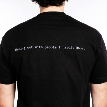 T-shirt Pleasures Make Out T-Shirt Sort | P21W036-BLACK, 1