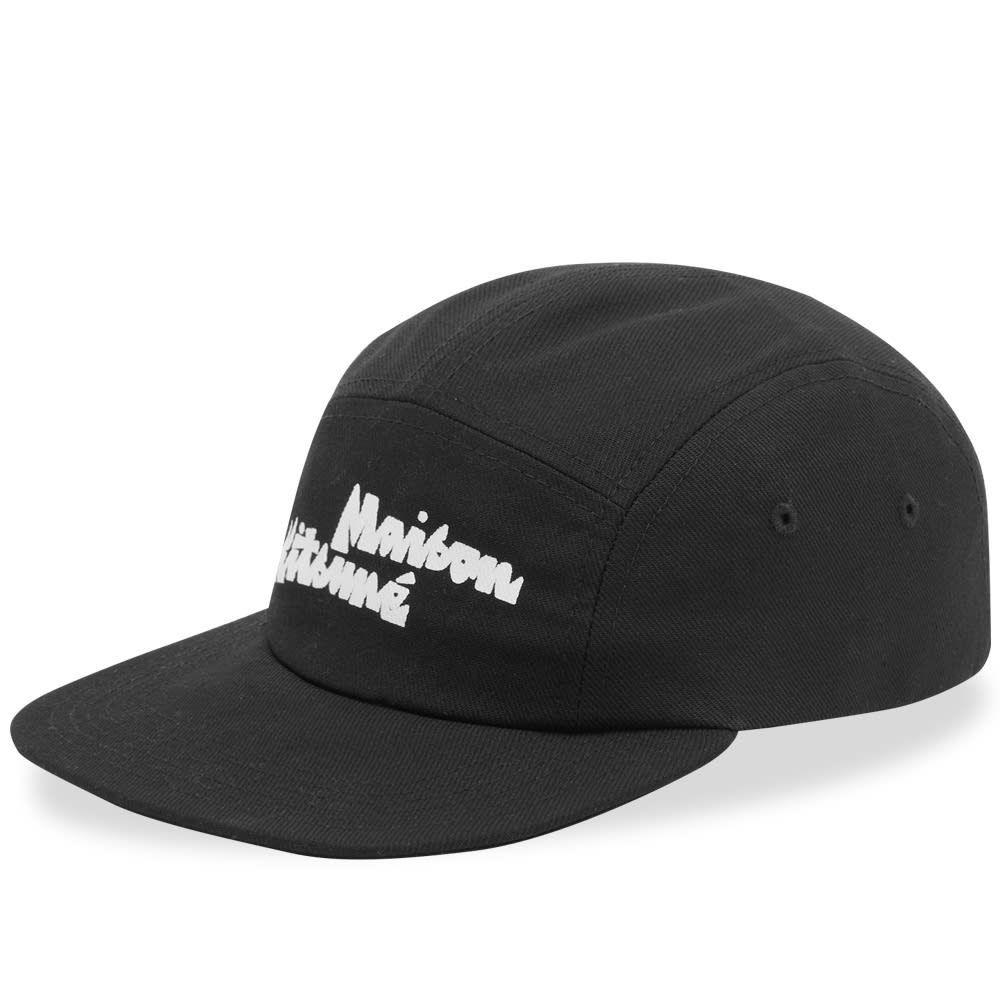 Kasket MAISON KITSUNÉ Maison Kitsune x Bill Rebholz 5P Cap Sort | JU06176WW0007-P199, 0