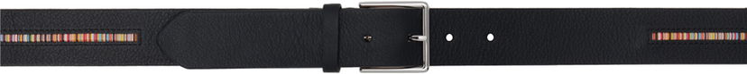 Bælter Paul Smith Paul Smith Stripe Detail Belt Sort | M1A-5775-BINSTB-79