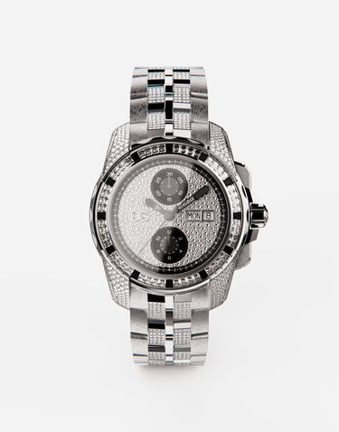 Ur Dolce & Gabbana Dolce & Gabbana Diamond Pavé Watch Metalisk | WWJS1GXP00287560, 0