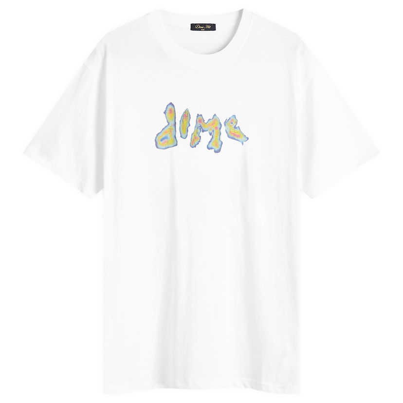 T-shirt Dime Topo T-Shirt, Size Large Hvid | DIMESP2554WHT