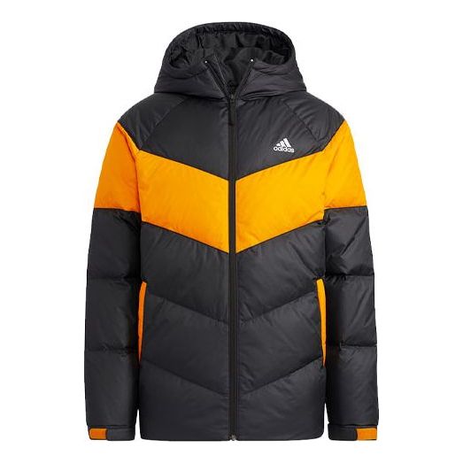 Puffer jakke adidas Originals Hooded Down Jacket Orange | H20786