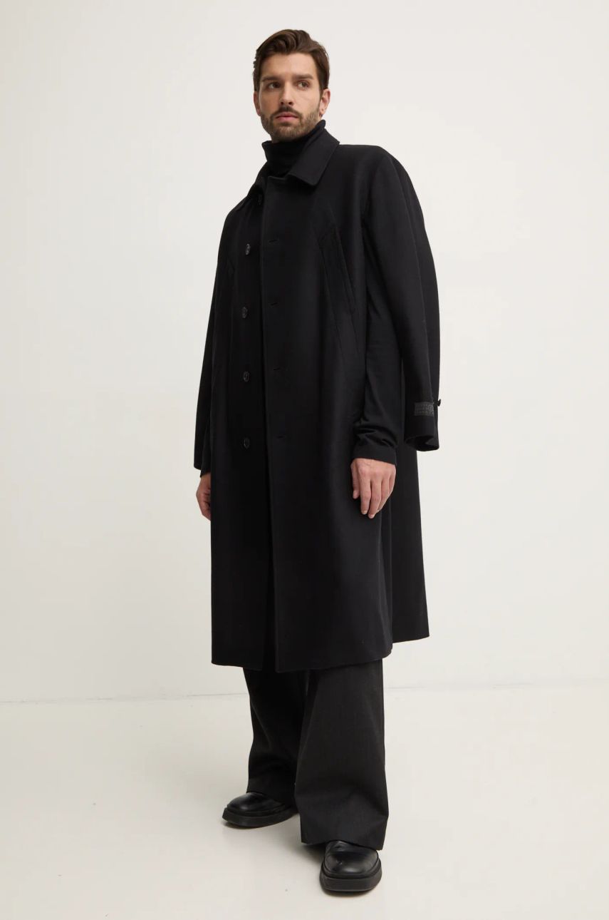 T-shirt Maison Margiela Long Sleeve Turtleneck Top Sort | SH2NH0002.S23588, 1