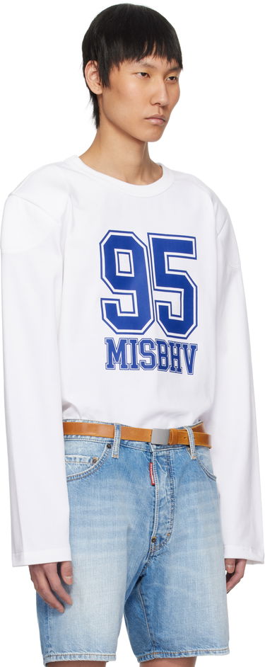 Sweater MISBHV MISBHV 95 Longsleeve T-Shirt Hvid | 250M158, 1