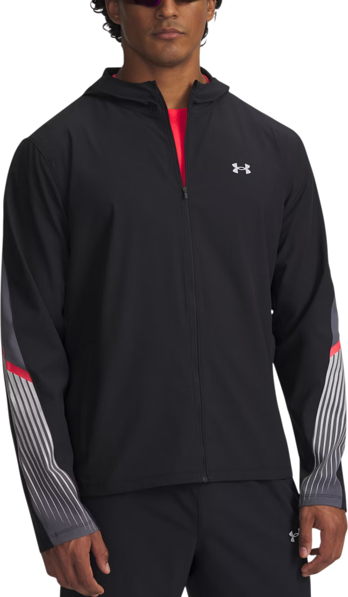 Jakke Under Armour Under Armour UA Velociti Storm Hooded Jacket Sort | 6005900-001
