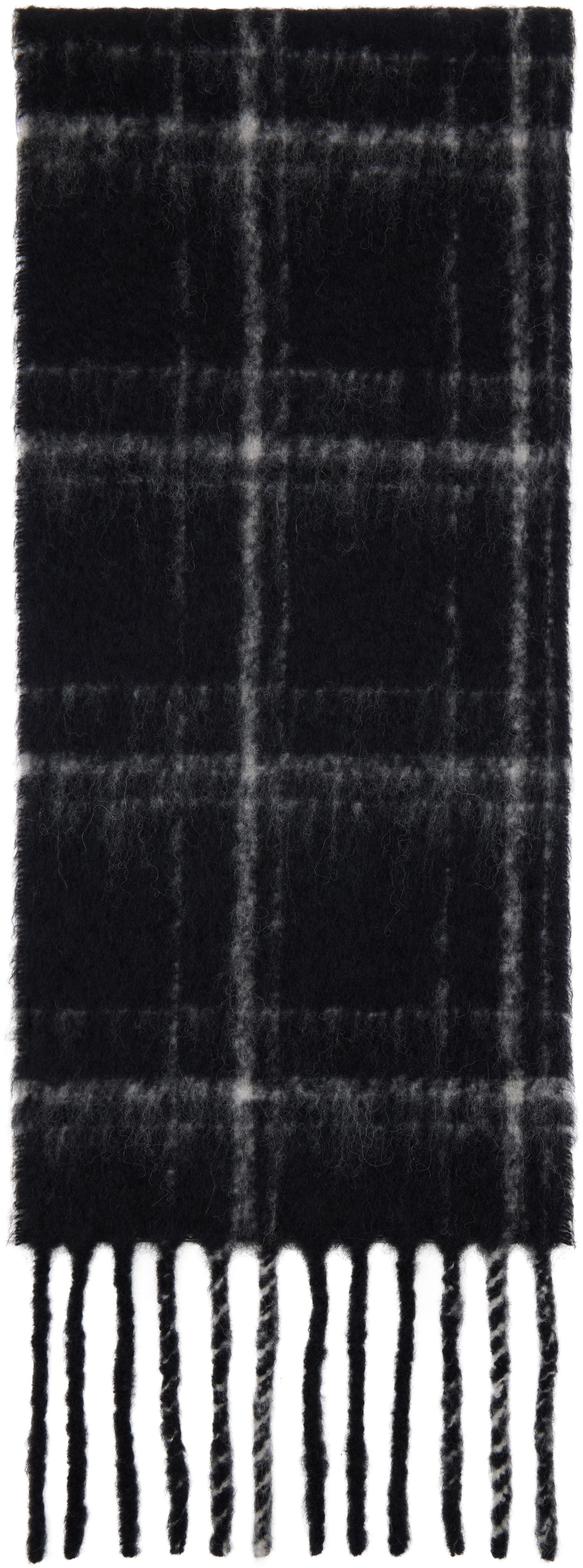 Tørklæde OUR LEGACY Estate Scarf with Fringe Sort | A4248EBF, 1