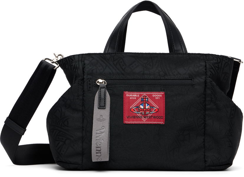 Mulepose Vivienne Westwood Tangled Jacquard Orb Tote Sort | 4D030005U-W016Q-