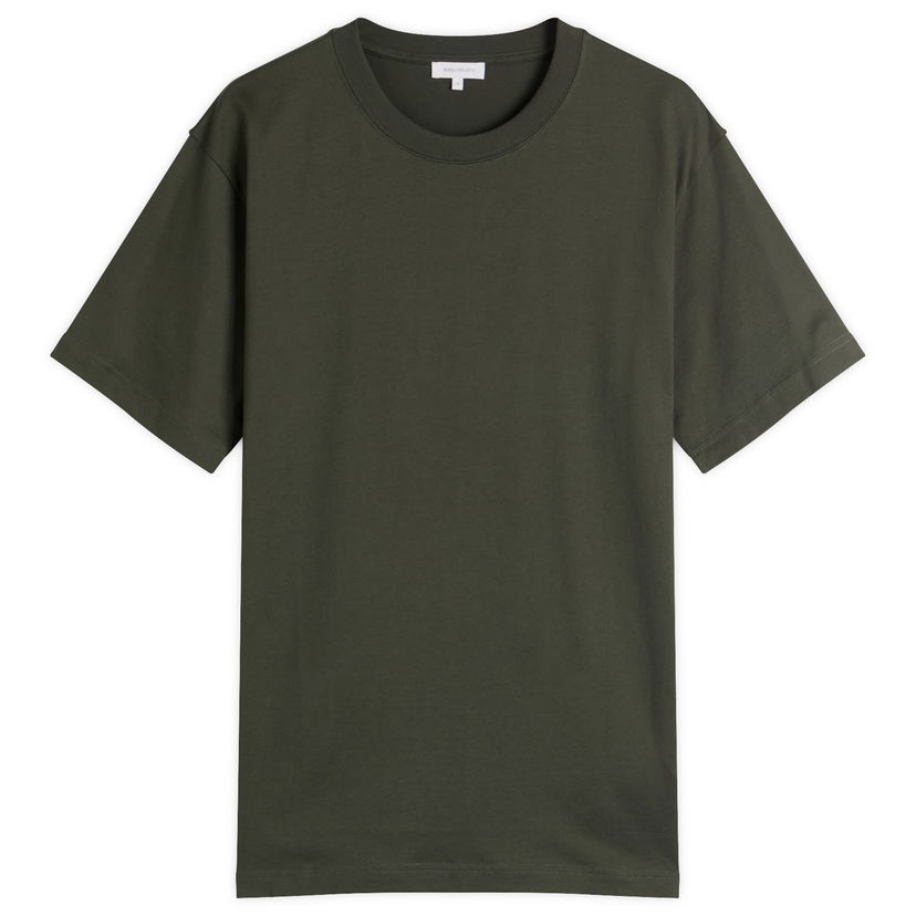 T-shirt NORSE PROJECTS Norse Projects Standard Tee, Size Large Grøn | N01-0670-8131