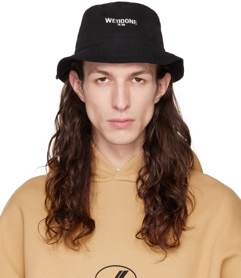 Hat We11done Washed Bucket Hat Sort | WD-AH3-22-420-U-BK