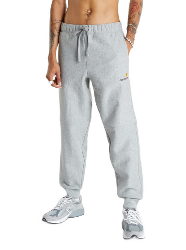 Joggingbukser Carhartt WIP American Script Jogging Grå | I027042.V6XX