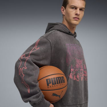 Sweatshirt Puma LaMelo World Tour-nament Hoodie Grå | 632433_01, 3