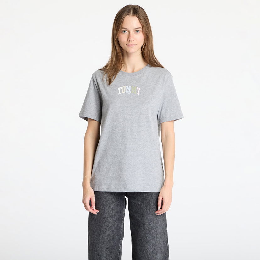 T-shirt Tommy Hilfiger Tommy Jeans Relaxed Color Varsity T-Shirt Grå | DW0DW21337 P6N