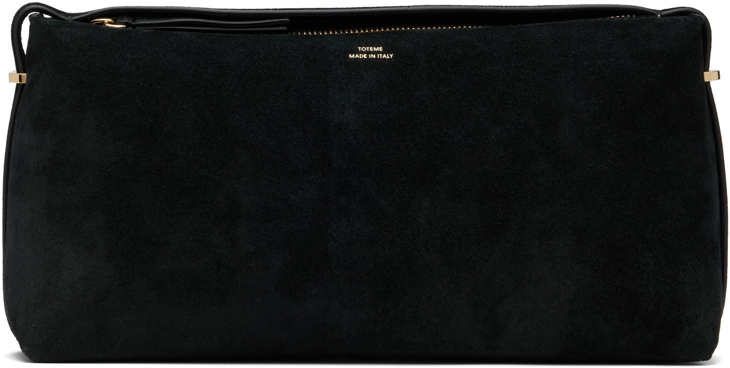 Håndtaske TOTEME Belted Suede Clutch Sort | 253-WAL0093-LE0004, 0