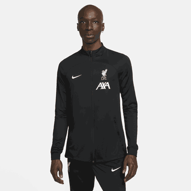 Jakke Nike Liverpool F.C. Strike Dri-FIT Knit Football Tracksuit Jacket Sort | DX3477-014, 0