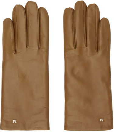 Handsker Max Mara Max Mara Leather Gloves Brun | 2345660237600 MM02232, 0