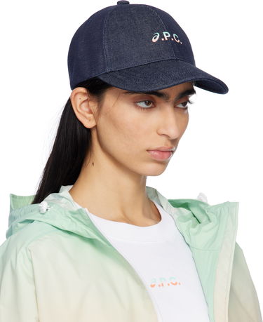 Kasket A.P.C. A.P.C. ASICS Edition Charlie Baseball Cap Mørkeblå | COHEV-M24148, 1