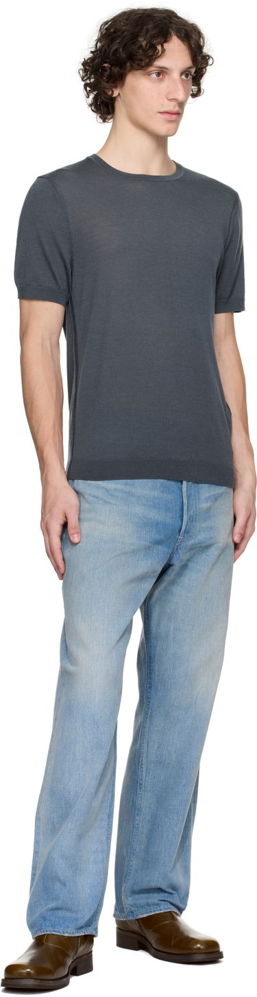 T-shirt rag & bone Rag & Bone Aulton Sweater T-Shirt Grå | MBS25P017BM17, 3
