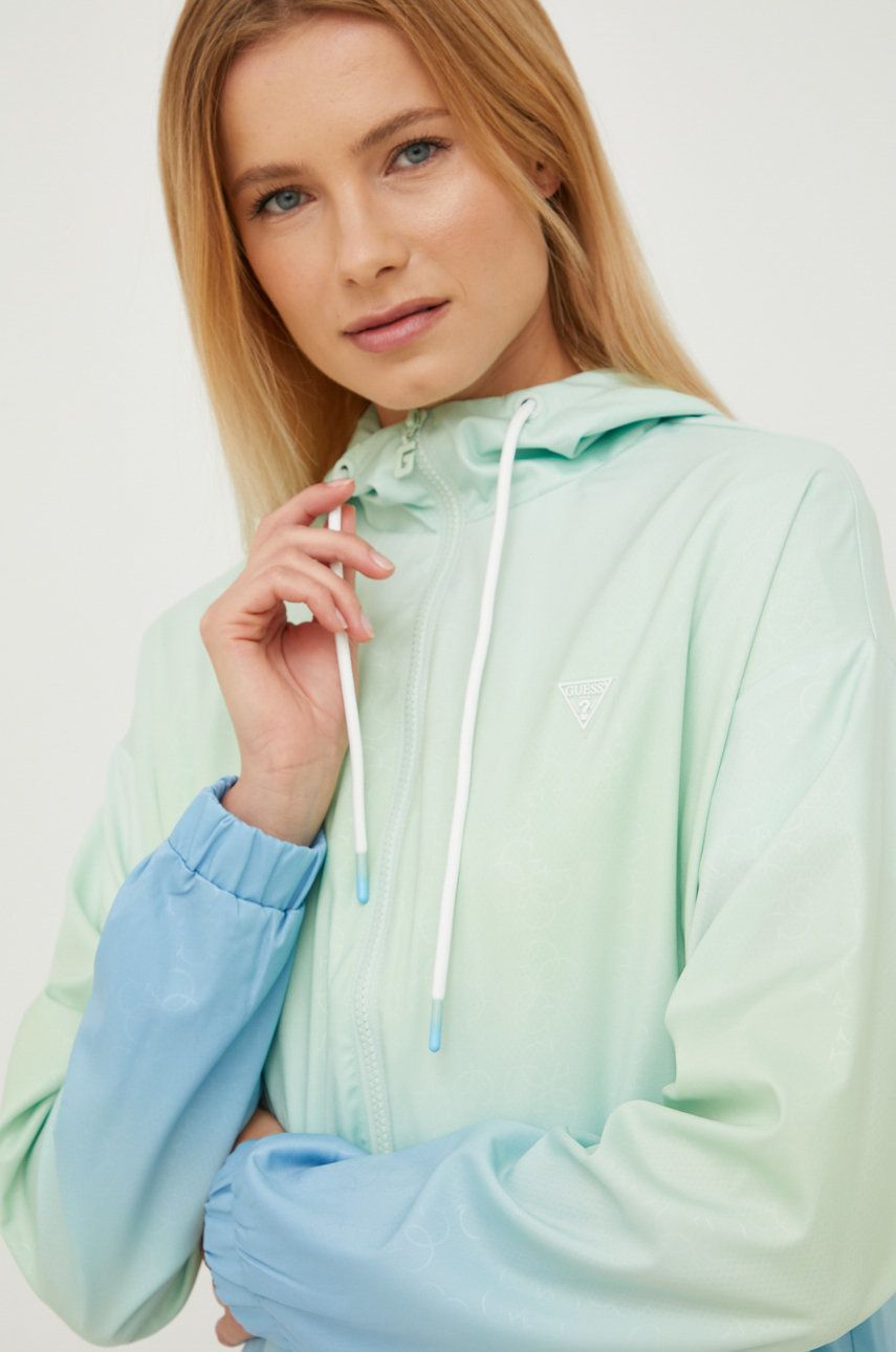 Vindjakke GUESS Jacket Windbreakers Grøn | V2YL02.WO08L, 0