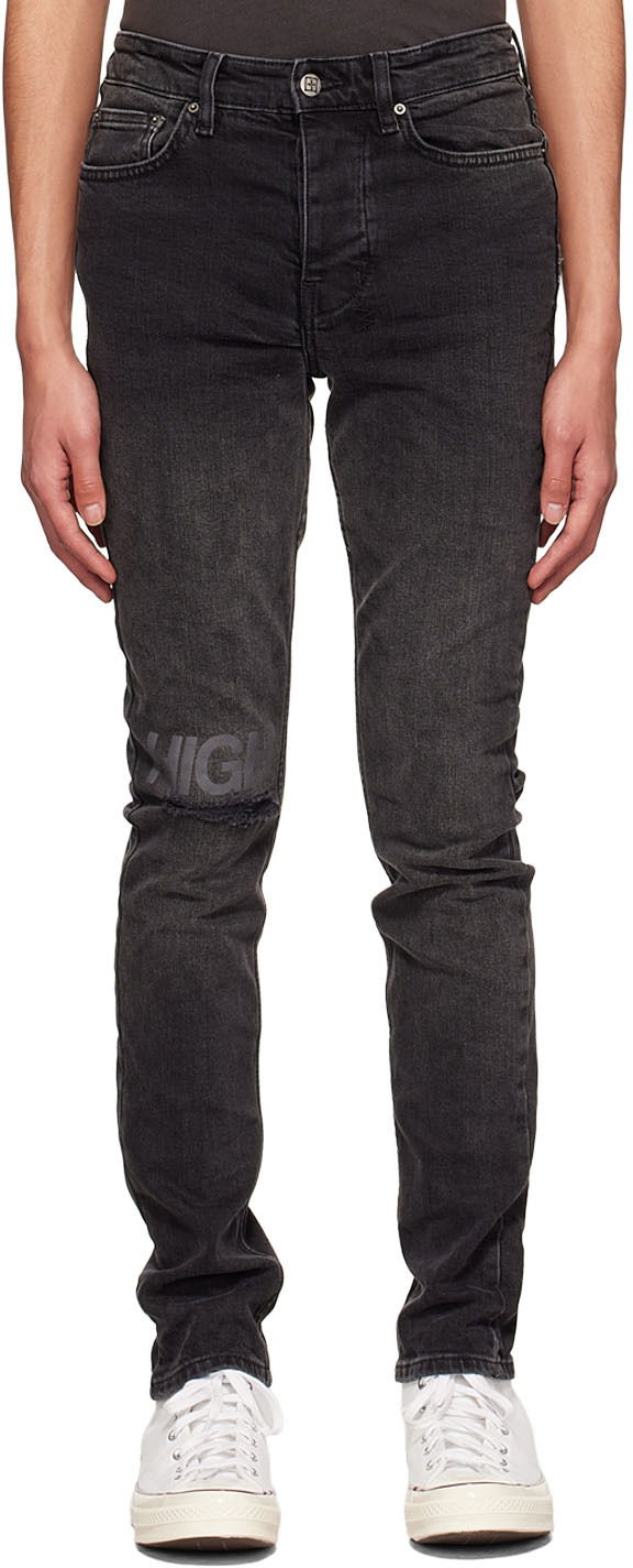 Jeans Ksubi Ksubi Chitch Krow High Jeans Sort | 5000007235, 0
