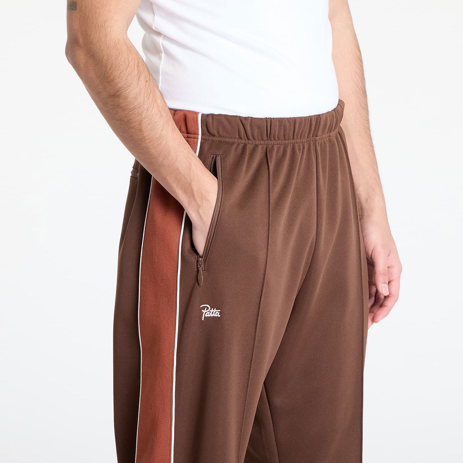 Joggingbukser Patta Patta Tricot Straight Track Pants Brun | POC-SS25-8050-335-0004-048, 1
