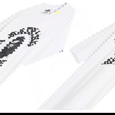 T-shirt BAPE Relaxed Fit Collegeonogram T-Shirt, Size Large Hvid | 001TEL301322M-WHT, 1