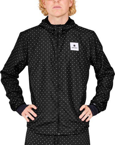 Vindjakke Saysky Saysky Reflective Polka Blaze Hooded Jacket Sort | mmrja02c1018, 0