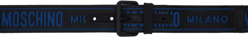 Bælter Moschino Moschino Tape Belt Sort | 8025 8221