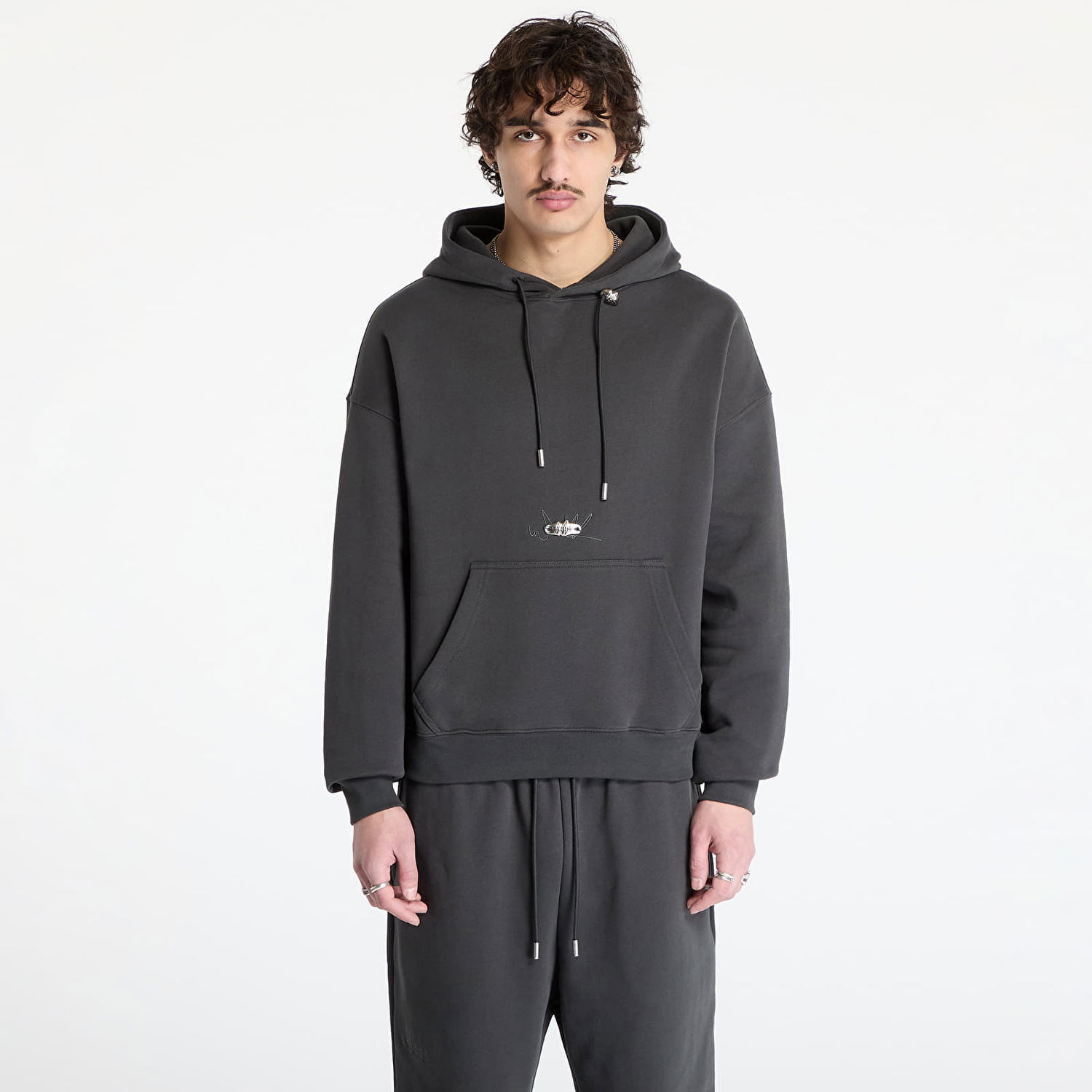 Sweatshirt Footshop FTSHP Everyday Hoodie Grå | FTSHP_431, 0