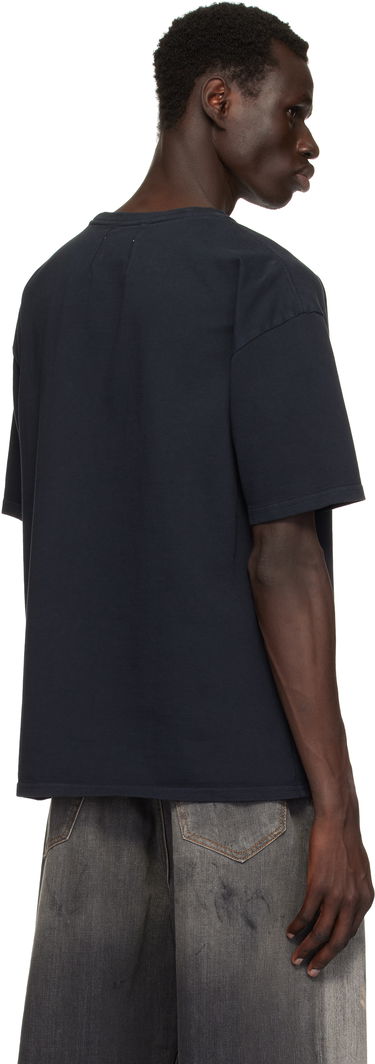 T-shirt Rhude Rhude Script Crest T-Shirt Mørkeblå | RHPS25TT07012, 2