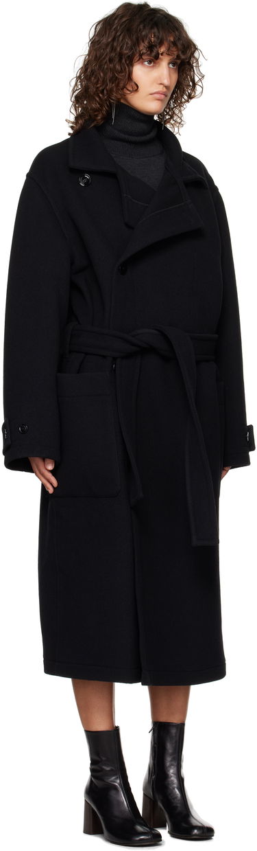 Frakker LEMAIRE Lemaire Wrap Coat Sort | CO1037 LF1116, 1