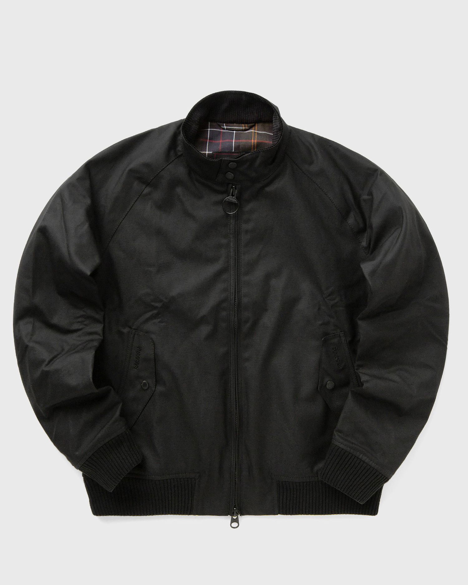Bomberjakke Barbour Porton Wax Bomber Jacket Sort | MWX2237BK11, 0