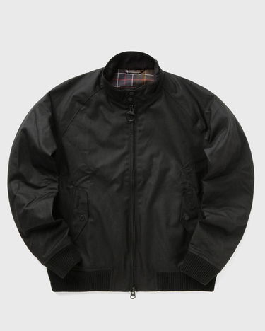 Bomberjakke Barbour Porton Wax Bomber Jacket Sort | MWX2237BK11, 0