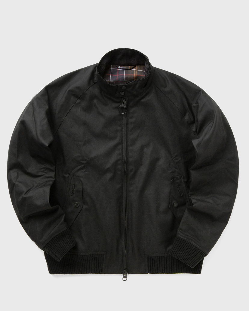 Bomberjakke Barbour Porton Wax Bomber Jacket Sort | MWX2237BK11