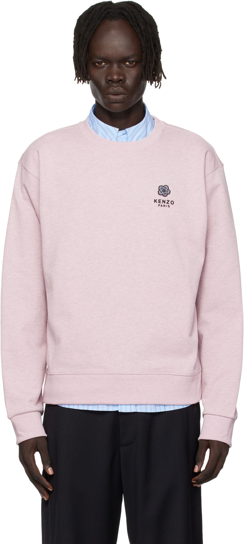 Sweatshirt KENZO Kenzo Paris 'Boke Flower' Embroidered Sweatshirt Lyserød | FF65SW2544MC