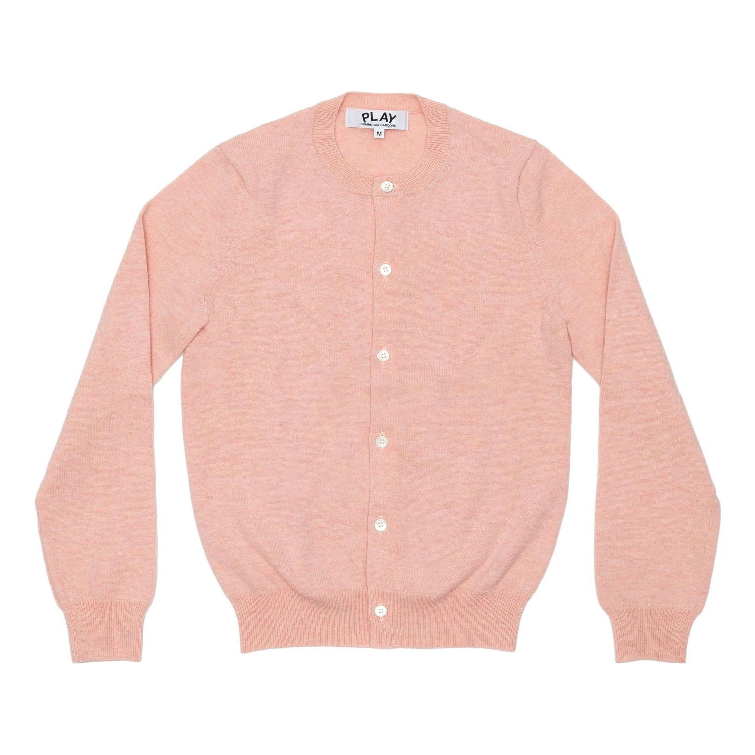 Sweater Comme des Garçons COMME des GARCONS PLAY Women's Pastel Series Cardigan Lyserød | AZ-N091-051-5, 0