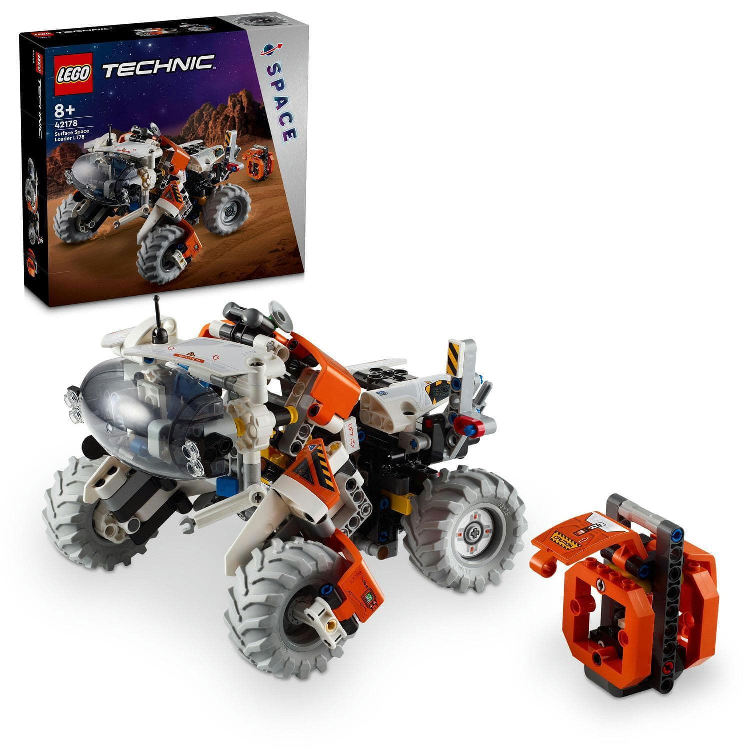 Collectible LEGO Technic 42178 Surface Space Loader LT78 Flerfarvet | 42178LEG, 0
