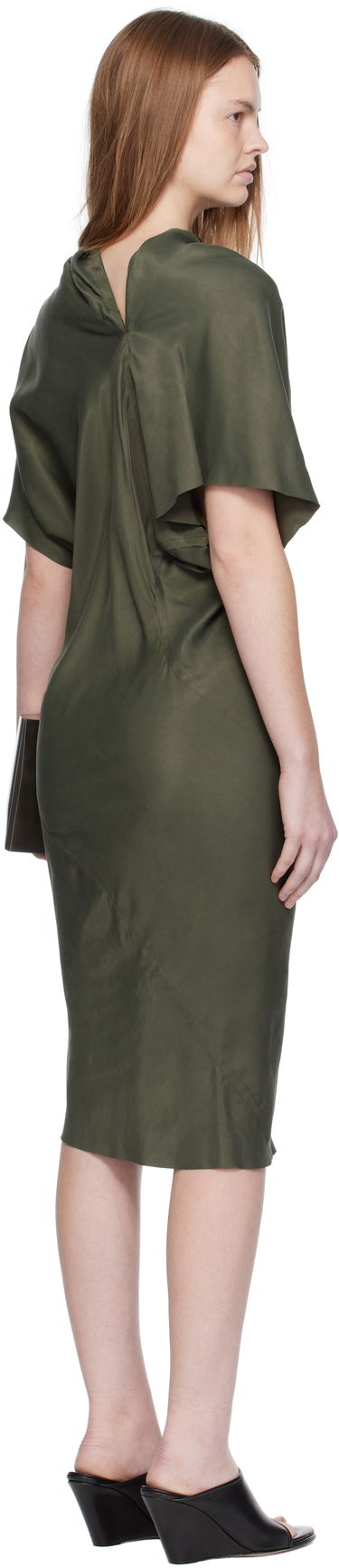 Kjole Rick Owens Rick Owens Seb Midi Dress Grøn | RP02E4543 HSCH, 2