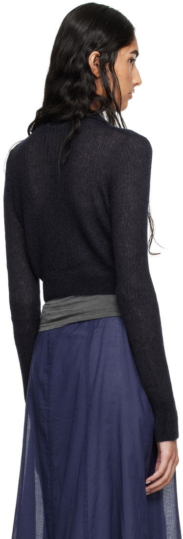 Sweater Cecilie Bahnsen Cecilie Bahnsen Jacqueline Cropped Cardigan Sort | 2.24KNI52004 JAQUELINE CARDIGAN, 2