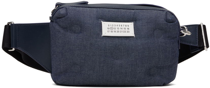 Taljetaske Maison Margiela Glam Slam Sport On Body Pouch Mørkeblå | SB2WG0011 P6753